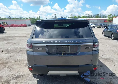 2016 Land Rover Range Rover Sport 3.0L V6 Supercharged Hse из США, поврежденный, VIN SALWR2VF2GA634559